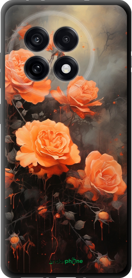 TPU чехол Оранжевые розы для OnePlus Ace 5 - 5944b-4087 изображение 