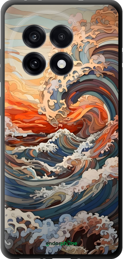 TPU чехол Арт волны для OnePlus 13R 5G - 6324b-3922 изображение 