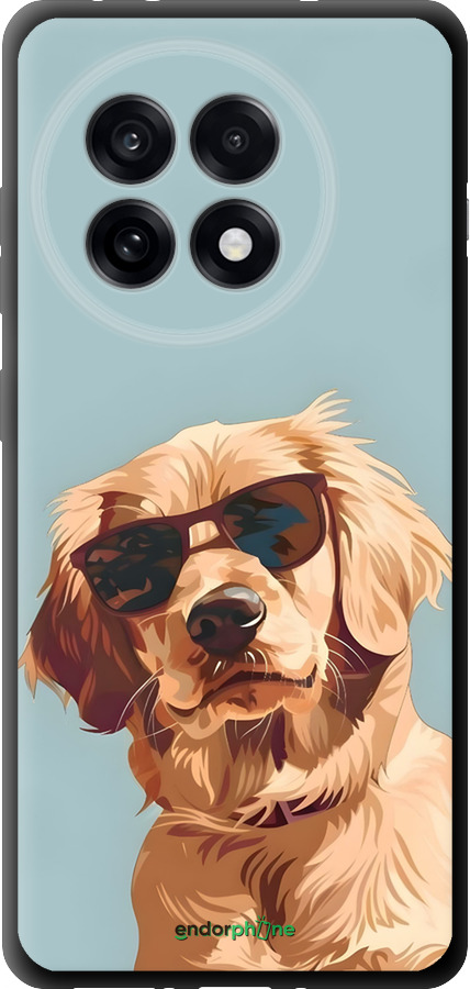 TPU чехол Пес в очках для OnePlus Ace 5 Pro - 6381b-3934 изображение 