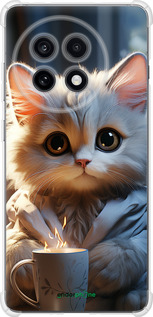 Силикон с усиленными углами чехол White cat для OnePlus Ace 5 - 5646sp-4087 изображение 