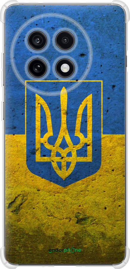Силикон с усиленными углами чехол Флаг и герб Украины 2 для OnePlus Ace 5 - 378sp-4087 изображение 
