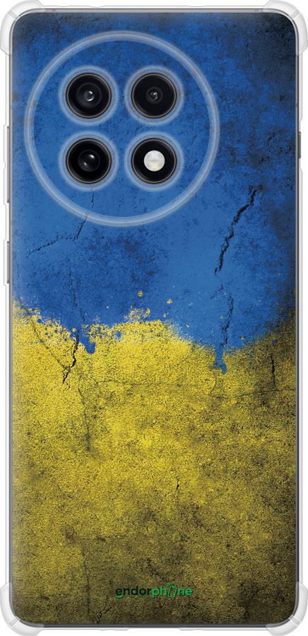 Силикон с усиленными углами чехол Флаг Украины 2 для OnePlus Ace 5 - 401sp-4087 изображение 