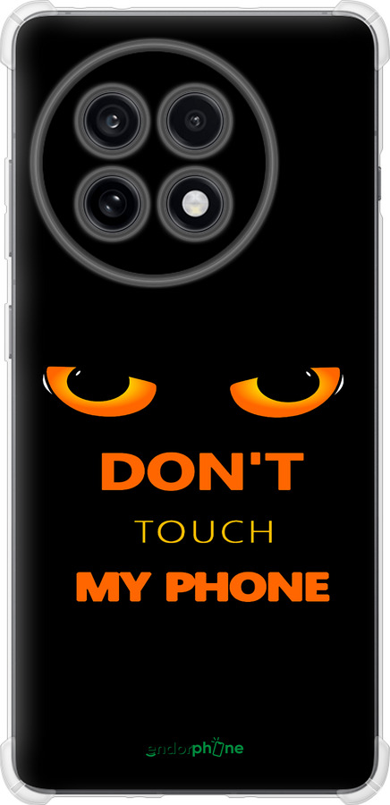 Силикон с усиленными углами чехол Don't touch the phone для OnePlus Ace 5 - 4261sp-4087 изображение 