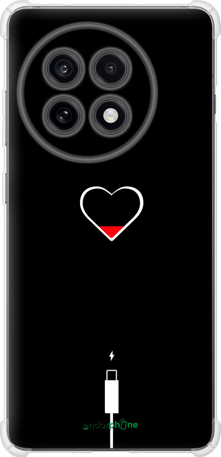 Силикон с усиленными углами чехол Подзарядка сердца для OnePlus Ace 5 - 4274sp-4087 изображение 