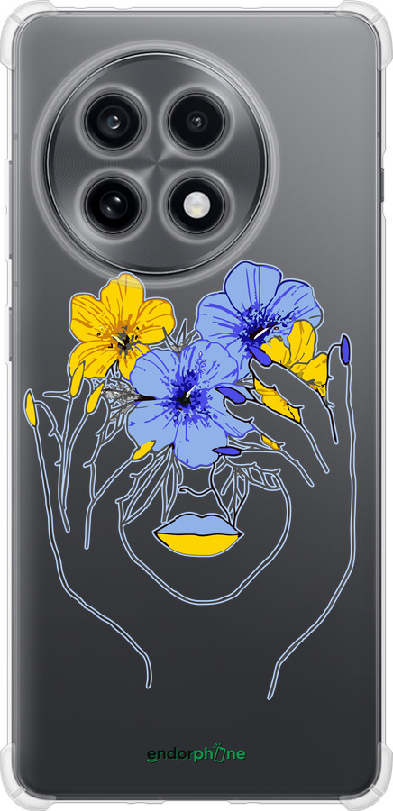 Силіконовий протиударний с посиленими кутами чехол Дівчина v4 для OnePlus Ace 5 - 5276sp-4087 изображение 