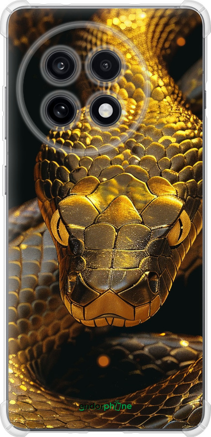 Силикон с усиленными углами чехол Golden snake для OnePlus Ace 5 - 6072sp-4087 изображение 