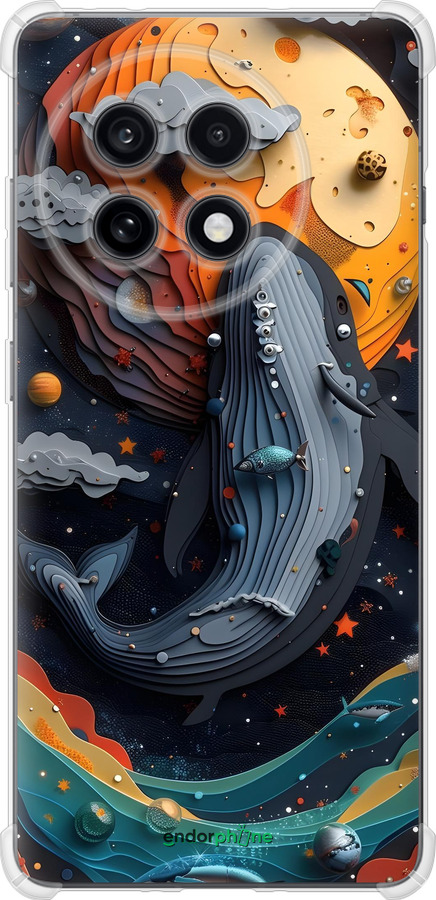 Силикон с усиленными углами чехол Кит в космосе для OnePlus Ace 5 - 6328sp-4087 изображение 