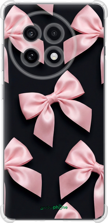 Силикон с усиленными углами чехол Coquette Ribbons Dark Coquette для OnePlus Ace 5 - 6767sp-4087 изображение 