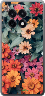 Силіконовий чехол Beauty flowers для OnePlus Ace 5 Pro - 4050u-3934 изображение 