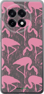 Силиконовый чехол Vintage-Flamingos для OnePlus Ace 5 Pro - 4171u-3934 изображение 