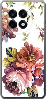 Силиконовый чехол Vintage flowers для OnePlus 13R 5G - 4333u-3922 изображение 