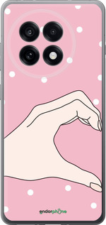 Силіконовий чехол Половинка серця для OnePlus 13R 5G - 4340u-3922 изображение 