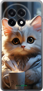 Силиконовый чехол White cat для OnePlus 13R 5G - 5646u-3922 изображение 