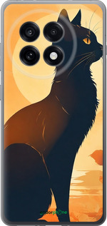Силиконовый чехол Черная кошка v2 для OnePlus Ace 5 Pro - 5830u-3934 изображение 