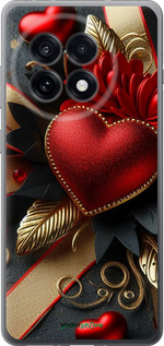 Силиконовый чехол Сердечки v2 для OnePlus Ace 5 Pro - 5832u-3934 изображение 