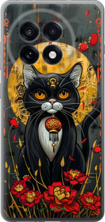Силиконовый чехол China Cat для OnePlus Ace 5 Pro - 6134u-3934 изображение 
