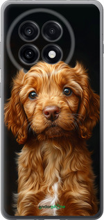 Силиконовый чехол Cocker spaniel на черном фоне для OnePlus 13R 5G - 6137u-3922 изображение 
