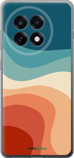 Силиконовый чехол В стиле ретро с волнами для OnePlus Ace 5 Pro - 6531u-3934 изображение 