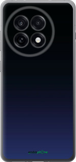 Силиконовый чехол Градиент в тёмно - синем стиле для OnePlus Ace 5 Pro - 6542u-3934 изображение 