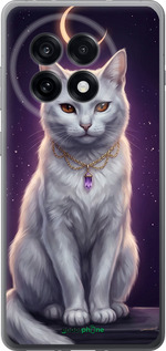 Силиконовый чехол Mystic White Cat Gothic Dark Purple Gold для OnePlus 13R 5G - 6805u-3922 изображение 