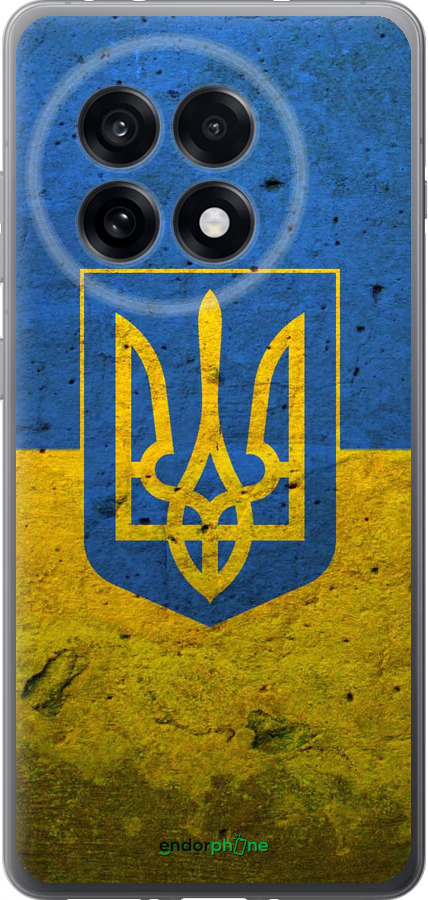Силиконовый чехол Флаг и герб Украины 2 для OnePlus 13R 5G - 378u-3922 изображение 