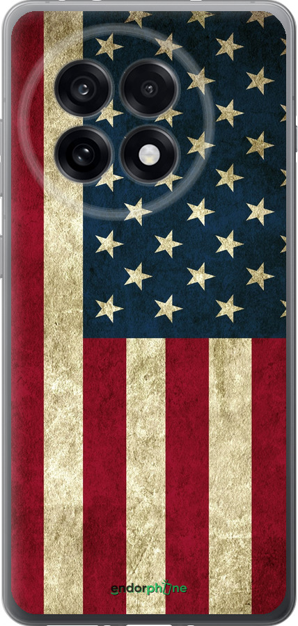 Силиконовый чехол Флаг США для OnePlus Ace 5 - 395u-4087 изображение 