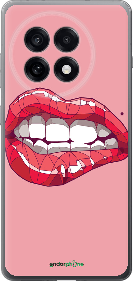 Силиконовый чехол Sexy lips для OnePlus Ace 5 Pro - 4174u-3934 изображение 