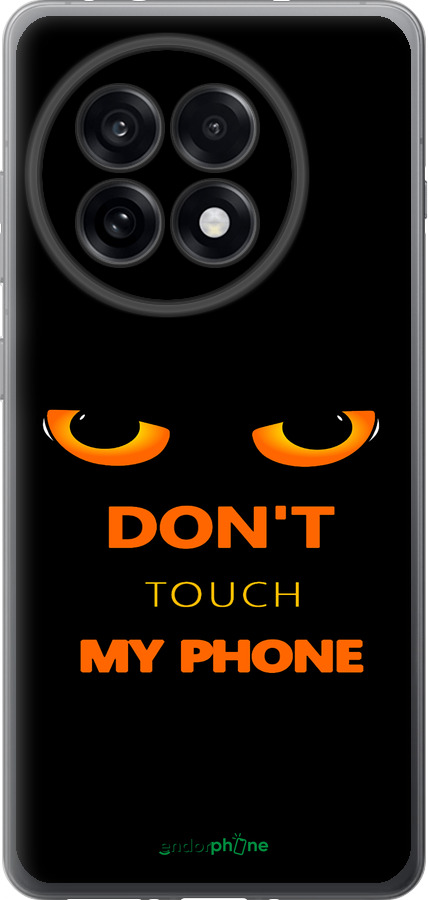 Силиконовый чехол Don't touch the phone для OnePlus 13R 5G - 4261u-3922 изображение 