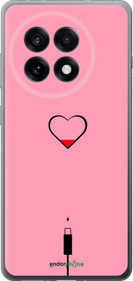 Силиконовый чехол Подзарядка сердца1 для OnePlus 13R 5G - 4275u-3922 изображение 