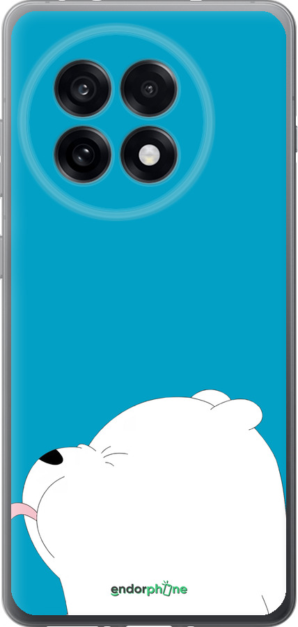 Силиконовый чехол Мишка 1 для OnePlus Ace 5 Pro - 4358u-3934 изображение 
