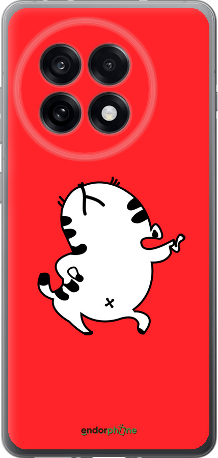 Силиконовый чехол Котик для OnePlus 13R 5G - 4577u-3922 изображение 