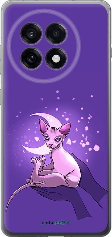 Силиконовый чехол Кот2 для OnePlus Ace 5 Pro - 4676u-3934 изображение 
