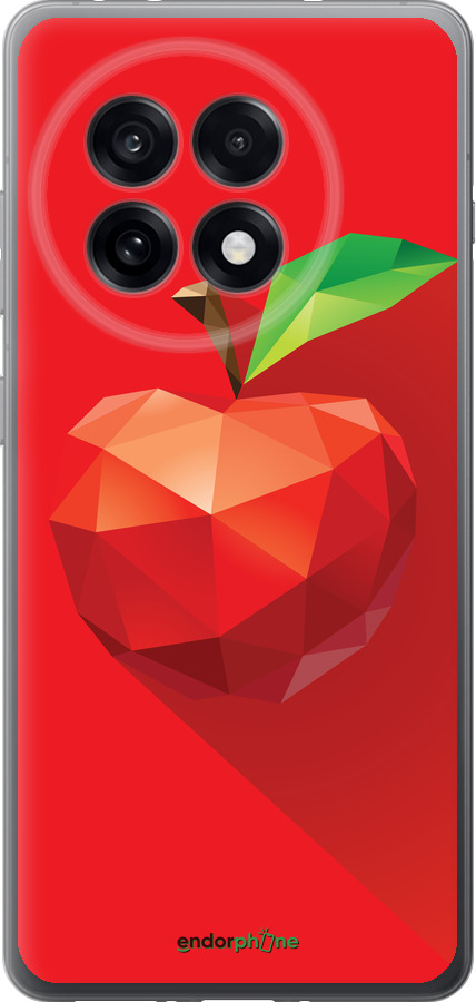 Силиконовый чехол Яблоко для OnePlus Ace 5 - 4696u-4087 изображение 