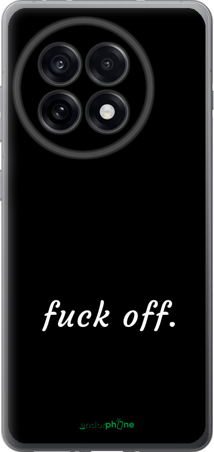 Силиконовый чехол Fuck off для OnePlus Ace 5 - 4731u-4087 изображение 