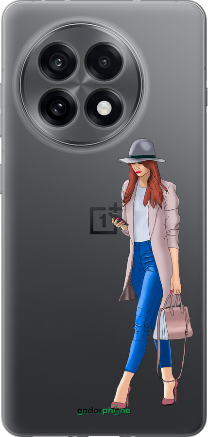 Силиконовый чехол Девушка 1 для OnePlus Ace 5 Pro - 4751u-3934 изображение 