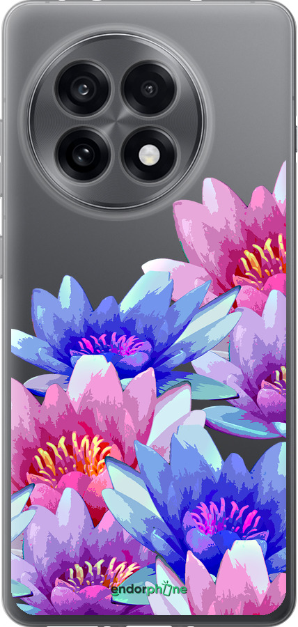Силіконовий чехол Лотос для OnePlus Ace 5 Pro - 4862u-3934 изображение 