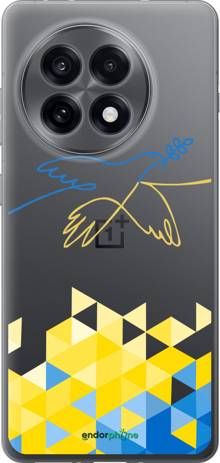 Силиконовый чехол Птица мира для OnePlus Ace 5 Pro - 5231u-3934 изображение 