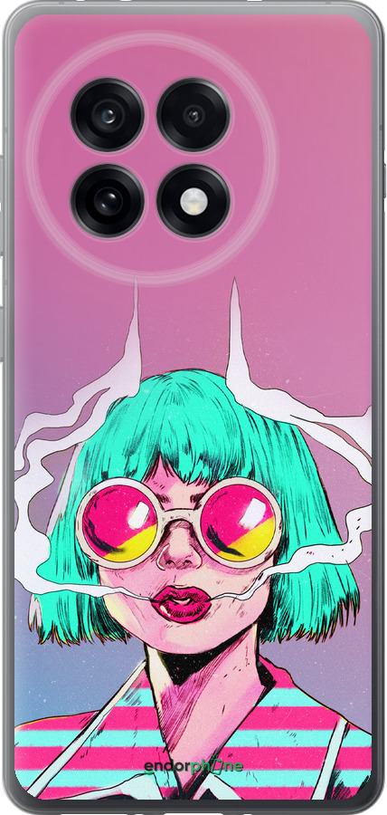 Силиконовый чехол Поп арт девушка для OnePlus 13R 5G - 5378u-3922 изображение 
