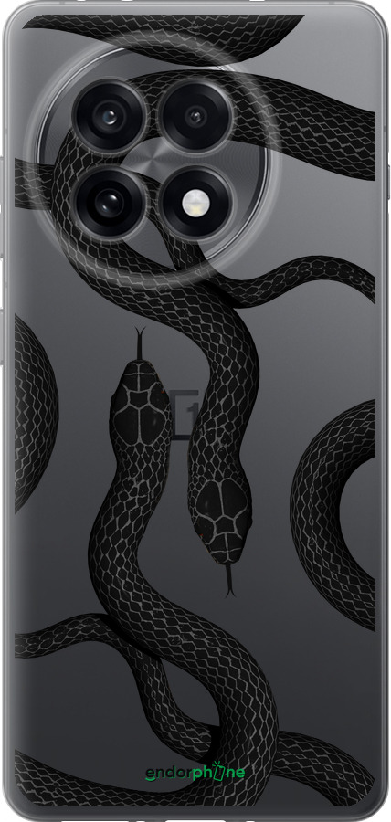 Силиконовый чехол Змеи для OnePlus Ace 5 - 5473u-4087 изображение 