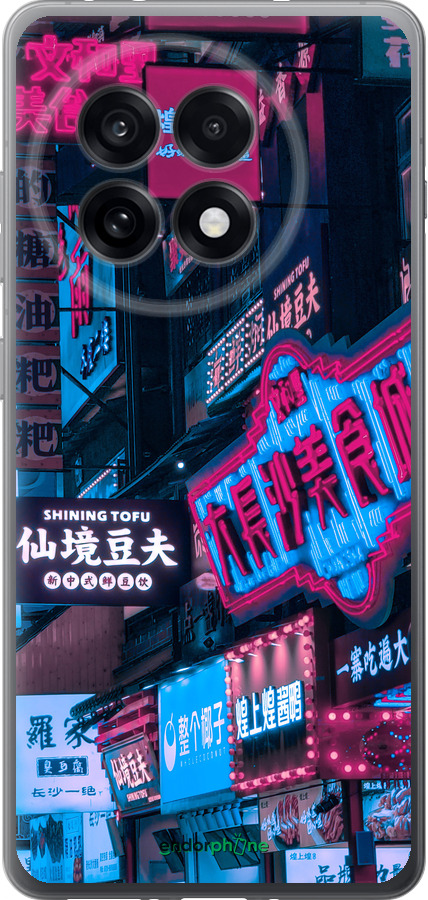 Силиконовый чехол Hong Kong City для OnePlus Ace 5 Pro - 5536u-3934 изображение 