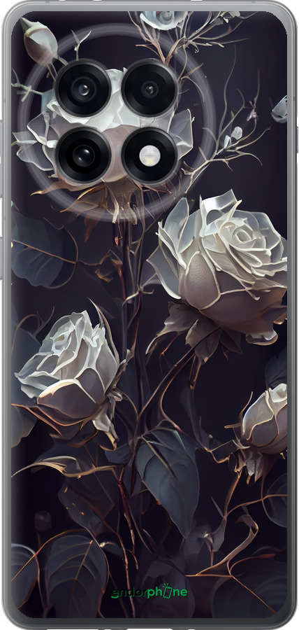 Силиконовый чехол Розы 2 для OnePlus Ace 5 Pro - 5550u-3934 изображение 