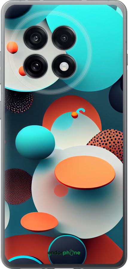 Силиконовый чехол Горошек абстракция для OnePlus Ace 5 - 5608u-4087 изображение 
