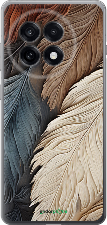 Силіконовий чехол Листя в стилі бохо для OnePlus Ace 5 Pro - 5643u-3934 изображение 