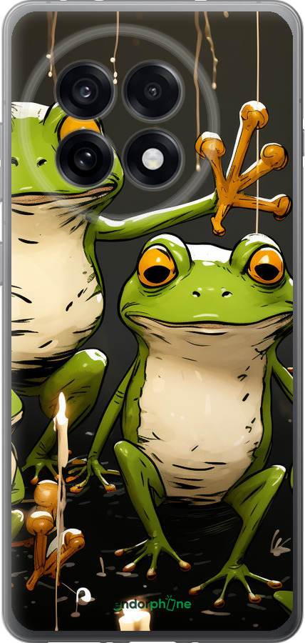 Силіконовий чехол Жабки 2 для OnePlus 13R 5G - 5657u-3922 изображение 