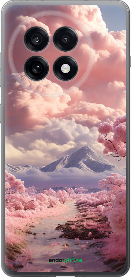 Силіконовий чехол Рожеві хмари для OnePlus 13R 5G - 5660u-3922 изображение 