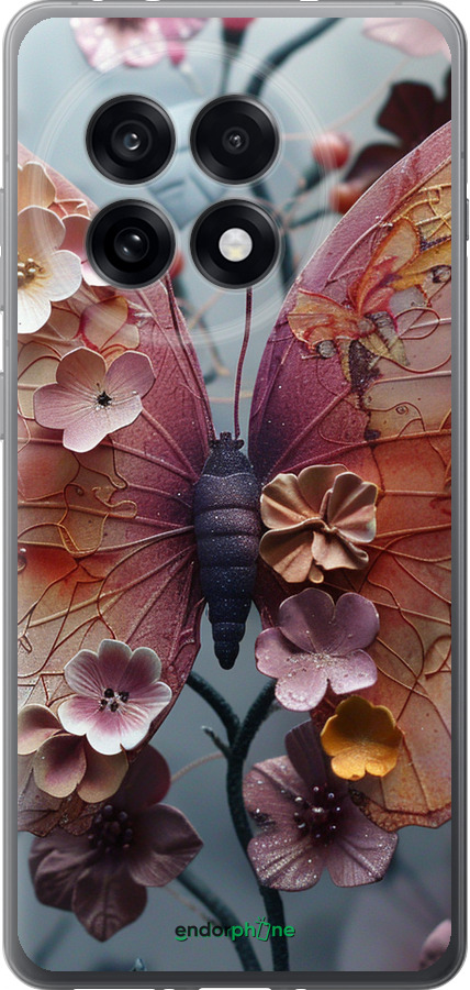 Силиконовый чехол Fairy Butterfly для OnePlus Ace 5 Pro - 6048u-3934 изображение 