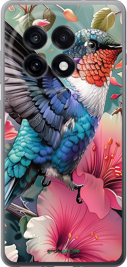 Силиконовый чехол Сказочная колибри для OnePlus Ace 5 Pro - 6051u-3934 изображение 