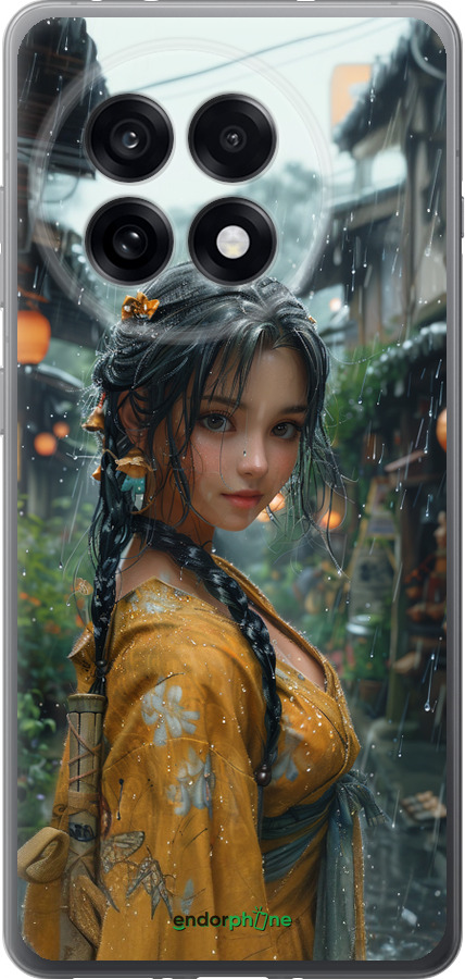Силіконовий чехол Anime-girl для OnePlus 13R 5G - 6133u-3922 изображение 