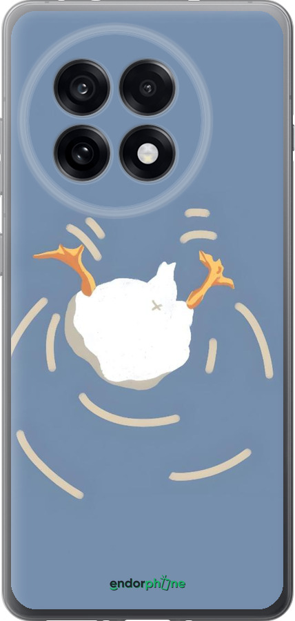 Силиконовый чехол Гусь ныряет для OnePlus 13R 5G - 6275u-3922 изображение 