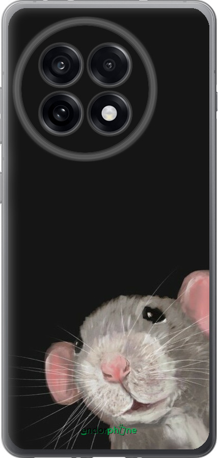 Силиконовый чехол The Peeking Rat для OnePlus 13R 5G - 6442u-3922 изображение 